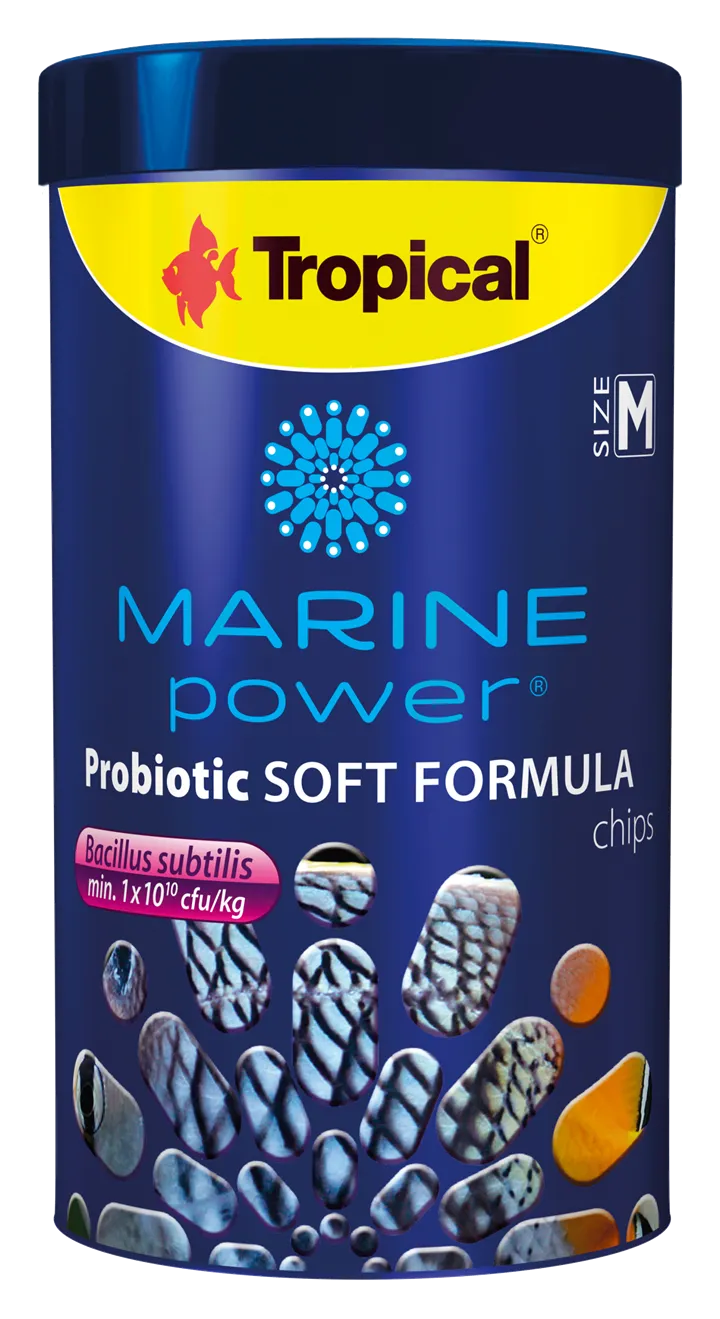 Tropical Marine Power Probiotic Soft Formula M 100ml/52 gr - mangime in granuli morbidi per pesci d'acquario marino