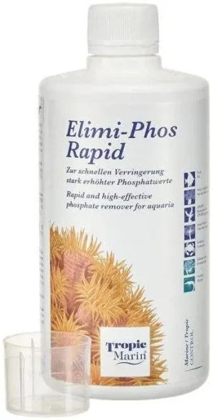 Tropic Marin Elimi-Phos Rapid 500 ml - Eliminatore di fosfati estremamente rapido e altamente efficace in acquario marino