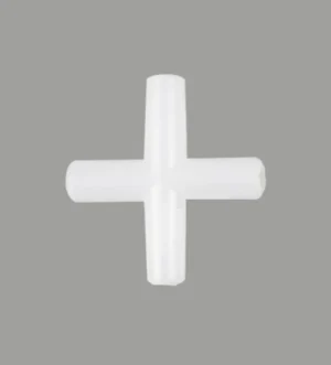 Raccordo bianco 4 vie a croce per tubo aeratore, Co2 da 4-6 mm diramatore