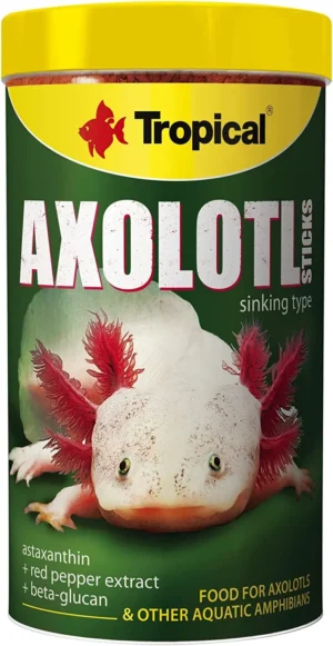 Tropical Axolotl Sticks 250ml/135 gr - mangime proteico per Ambystoma mexicanum