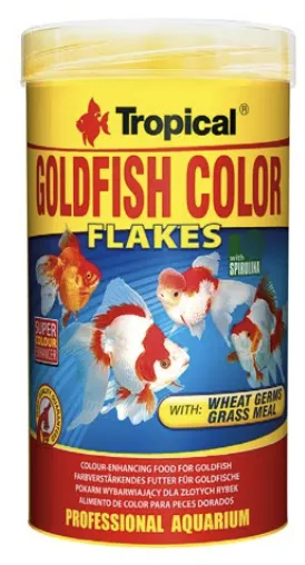 Tropical GOLDFISH COLOR Flakes 1000ml/200gr mangime in scaglie per pesci rossi