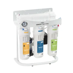 Aqpet Impianto Osmosi inversa Osmosy Twist Pro 75 galloni - 4 stadi a sgancio rapido con bicchieri da 10"