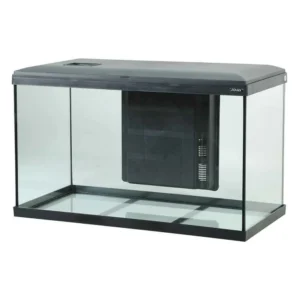 Zolux Acquario Tana 60 Led Black - acquario 60 L - 60x30x42h cm completo di fltro, riscaldatore e illuminazione a led - nero