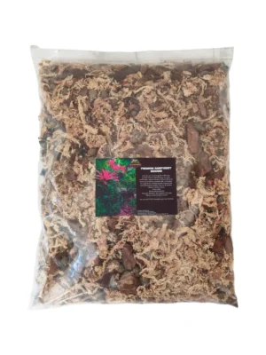 Ng Terrariums Premium Rainforest Bedding 1.5 kg/12 lt - Fondo misto x terrario bioattivo - substrato