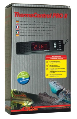 Lucky Reptile – Thermo Control PRO II – Termostato digitale con due circuiti e timer per terrario