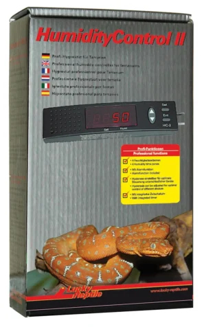 Lucky Reptile – Humidity control II – Igrostato digitale con timer a riduzione notturna per terrario