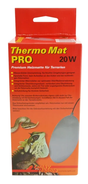 Lucky Reptile – Thermo Mat PRO 20W – Tappetino termico 35x20cm per terrario