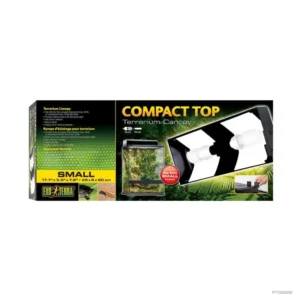 Exo Terra Compact Top Fluorescent Terrarium Canopy Small 45x20x9 cm - plafoniera per terrario - cod. PT2226