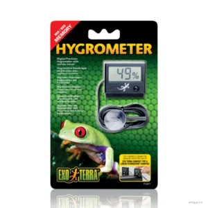 Exo Terra – Digital Hygrometer – Hygrometro digitale di precisione con sensore esterno per terrario - cod. PT2477