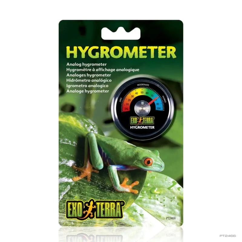 Exo Terra – Analog Hygrometer – Hygrometro analogico per terrario - cod. PT2466