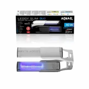 Aquael Lampada Leddy Slim duo 10w 2.0 bianca marine + actinic per acquari marini e nano reef