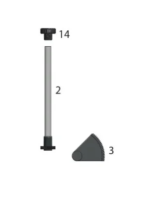 Aqua Medic Regulator Power Flotor S-M-L, Regolazione di ricambio per Skimmer Power Flotor S - M - L - cod. 411.210-4