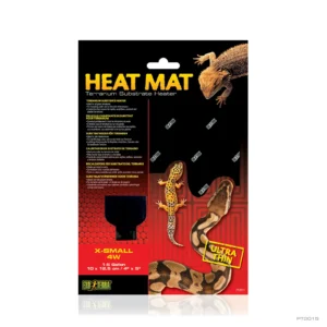 Exo Terra Heat Mat 4W – Tappetino termico riscandante 10x12 cm per terrario - cod. PT-2015