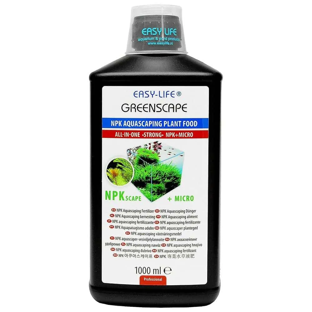 Easylife GreenScape 1000 ml - fertilizzante liquido professionale per aquascaping con elevato NPK e oligoelementi