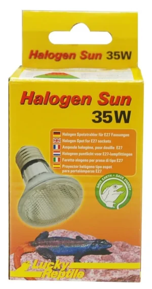 Lucky Reptile – Halogen Sun 35W Lampada alogena - lampada alogena per terrario - cod. REP-HS-35