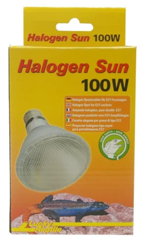 Lucky Reptile – Halogen Sun 100W Lampada alogena - lampada alogena per terrario - cod. REP-HS-100