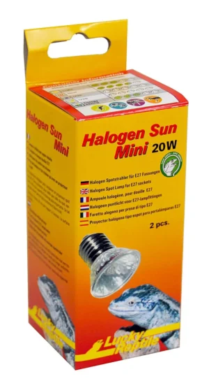 Lucky Reptile – Halogen Sun Mini 20W - 2 pz - Lampada alogena - lampada alogena per terrario - cod. REP-HSM-20