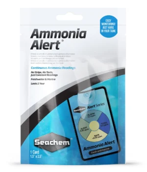 Seachem Ammonia Alert 1 year - test permanente di Ammoniaca per acquario d'acqua dolce e marino - durata 1 anno