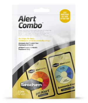 Seachem Alert Combo 6 months - test permanente di PH e Ammoniaca per acquario d'acqua dolce - durata 6 mesi
