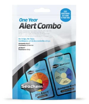 Seachem One Year Alert Combo - test permanente di PH e Ammoniaca per acquario d'acqua dolce - durata 1 anno