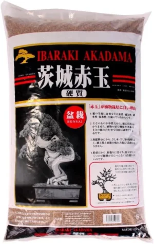 Akadama Hard Quality Ibaraki 2-5 mm - 14 lt per fondo terrario, paludario, terracquario, acquario, bonsai e piante carnivore