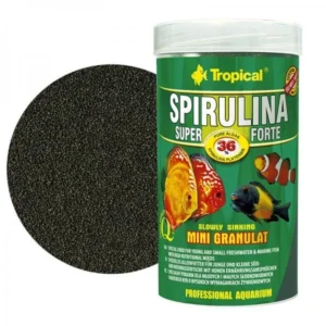 Tropical SPIRULINA Super Forte mini granulat 100ml/56gr - mangime vegetale in mini granuli