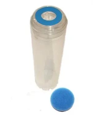 Forwater Cartuccia vuota trasparente apribile per impianto osmosi a bicchieri da 10" - post filtro resine