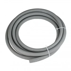 Aqpet Tubo in silicone grigio 16/22 mm morbido antialghe lunghezza 5 metri