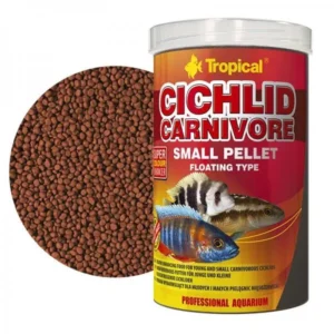 Tropical Cichlid Carnivore Small Pellet 250ml/90gr - Alimento Completo per Ciclidi Carnivori