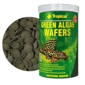 Tropical Green Algae Wafers 1000 ml/450gr. - Mangime per pesci da fondo alghivori