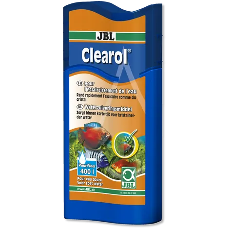 JBL Clearol 250 ml per 1000 l - (Chiarificante) - rende l'acqua cristallina