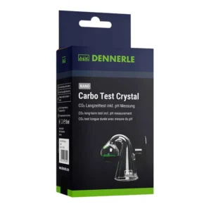 Dennerle Carbo Test Crystal NANO CO2 lunga durata mini nano - reagente + ampollina in vetro soffiato