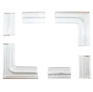 Amtra kit appoggini per vetro di copertura spessore 4-5 mm, supporto per vetri o plexiglass