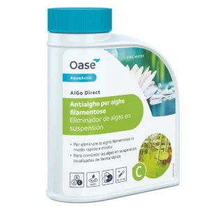 Oase AquaActiv AlGo Direct 500 ml/600gr - antialghe per alghe filamentose e localizzate in laghetto - cod. 75812
