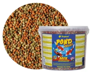 Tropical POND PELLET MIX - Secchiello da 5 lt/700gr. mangime galleggiante per tutti i pesci da laghetto