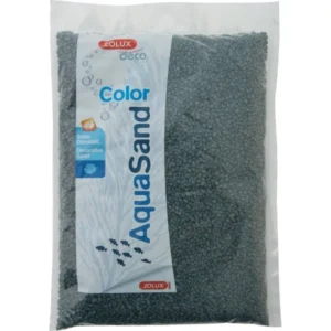 Quarzo ceramizzato  BLU PETROLIO  2-3 mm 5Kg AquaSand - fondo inerte per acquario