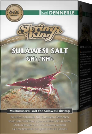 Dennerle Shrimp king Sulawesi Salt GH/KH+ 200 gr - Sali minerali per Caridine Dennerli e simili