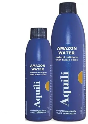 Aquili Amazon Water - Acidi Umici e Antialghe Naturale - ml 250 - Estratto naturale di torba con pH acido