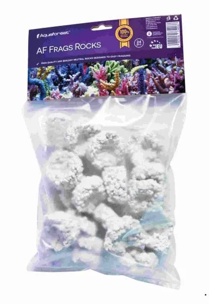 Aquaforest AF Frags Rocks 24 pz white - basette per coralli e talee