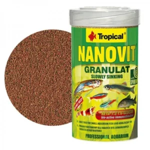Tropical NANOVIT GRANULAT 100ml/70gr. mangime in mini granuli