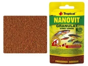 Tropical NANOVIT GRANULAT 10 gr. Zip-Bag -mangime in mini granuli