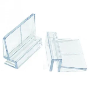 Appoggino per vetri di spessore 5 - 6 - 8 - 10 - 12 - 15 mm, supporto per vetri o plexiglass di copertura acquario - 1 pz
