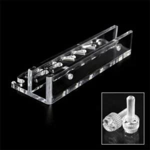 Supporto con aggancio a bordo vasca per strumenti e accessori kit aquascaping pinze forbici ecc.