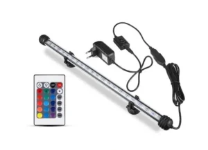 Barra Led 19 cm RGB sommergibile impermaible per acquario con telecomando