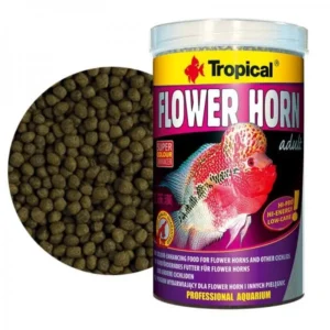 Tropical Flowerhorn adult pellet 500 ml - mangime proteico per Flower Horn adulti