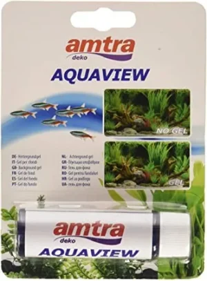 Amtra Aquaview Gel per fissare lo sfondo al vetro posteriore dell'acquario