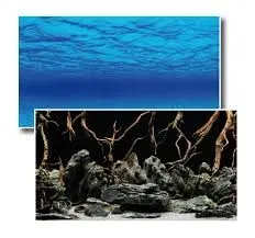 Sfondo per acquario doppio Mystic al metro h 45 cm