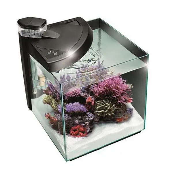 Newa More 50 Reef Nero completo di skimmer, filtro, pompa, riscaldatore, luce led e timer touch