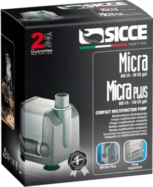 Sicce Micra Plus - Pompa sommersa regolabile 600 lt/h - consumo 6,5 W Easy Line