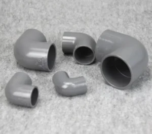 Gomito 90° PVC curva ad incollaggio diametro Ø 25 mm - grigio
